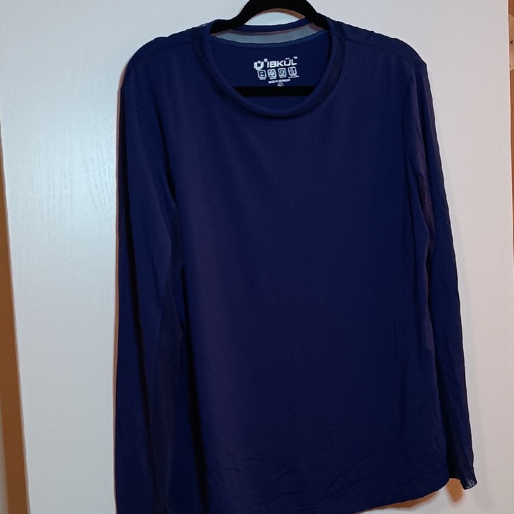 IBKUL Women's Deep Blue Long Sleeve Tee